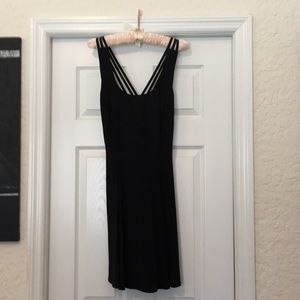 Gorgeous black evening knee length dress